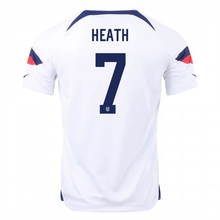 Camisetas Estados Unidos HEATH 7 Primera Copa Mundial 2022 - Hombre Camisetas Estados Unidos HEATH 7 Primera Copa Mundial 2022 - Hombre